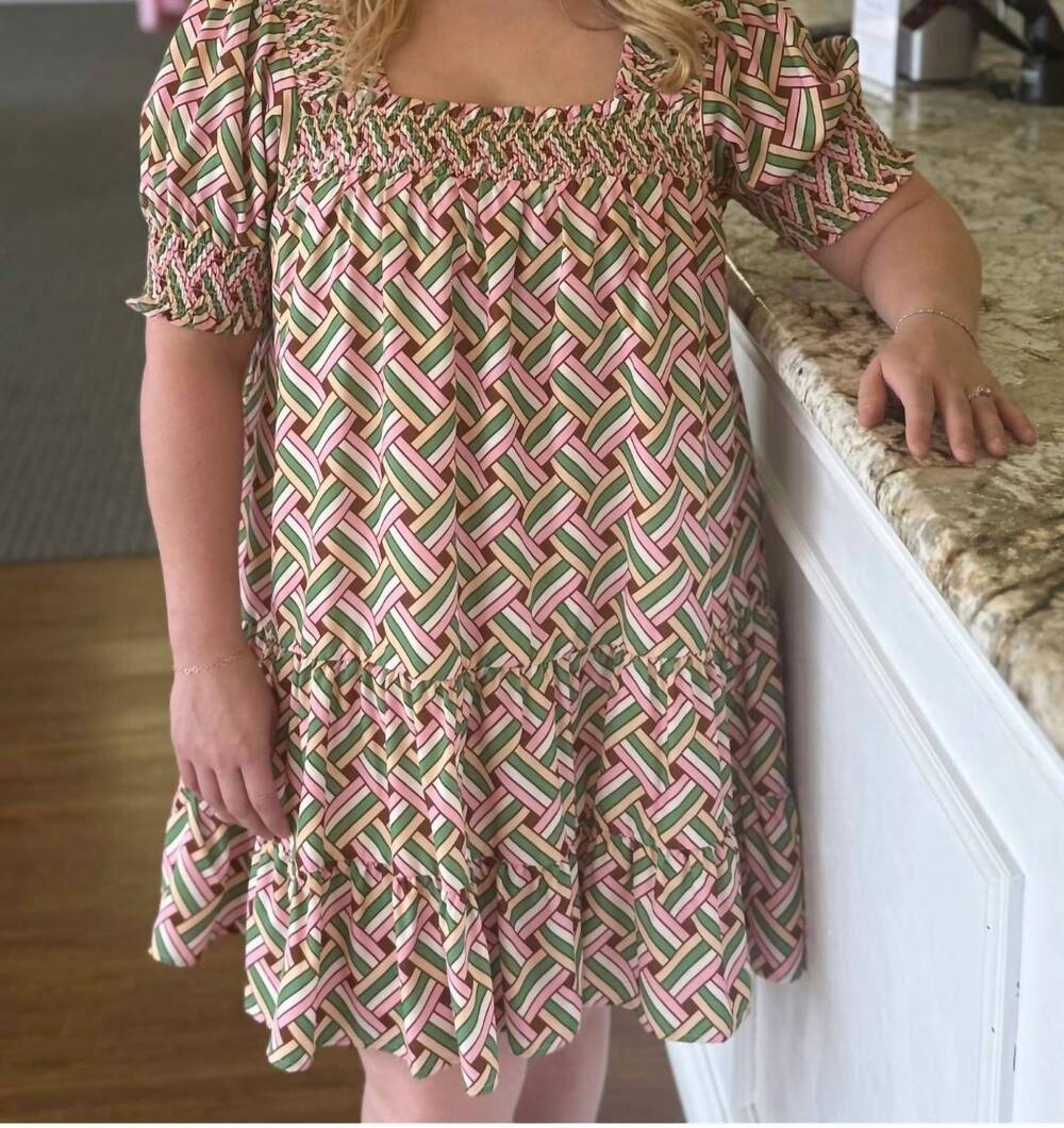 NEW JADE & JOY JOY the palm springs daydream dress in multicolor
